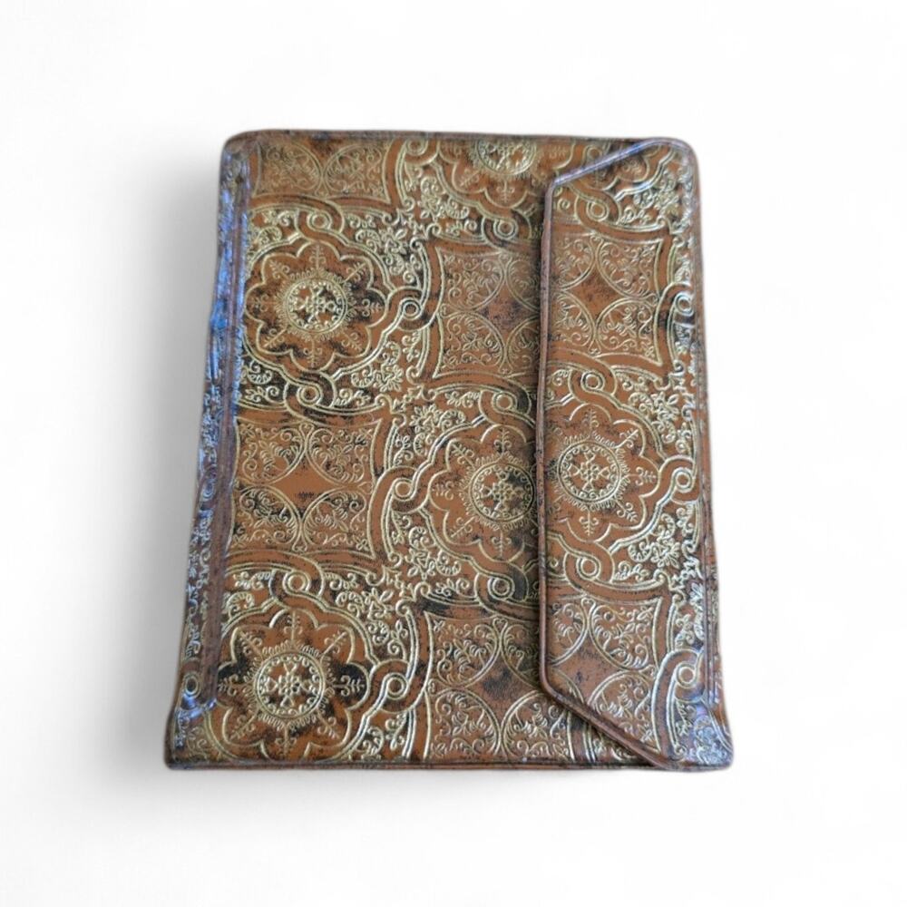 Vintage Playing Cards Caddy Wallet Portfolio 2 Decks George Neff Co